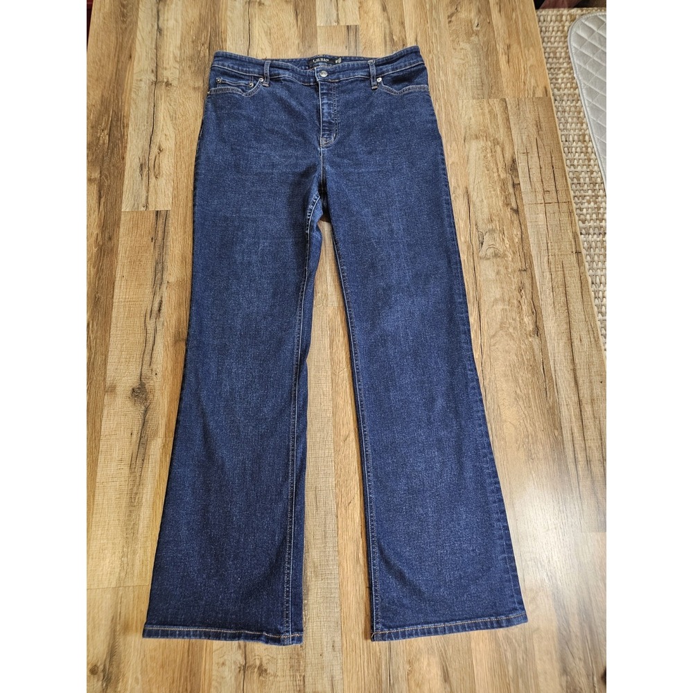 Lauren Ralph Lauren Black Label Boot Cut Denim Jeans Women's 14W